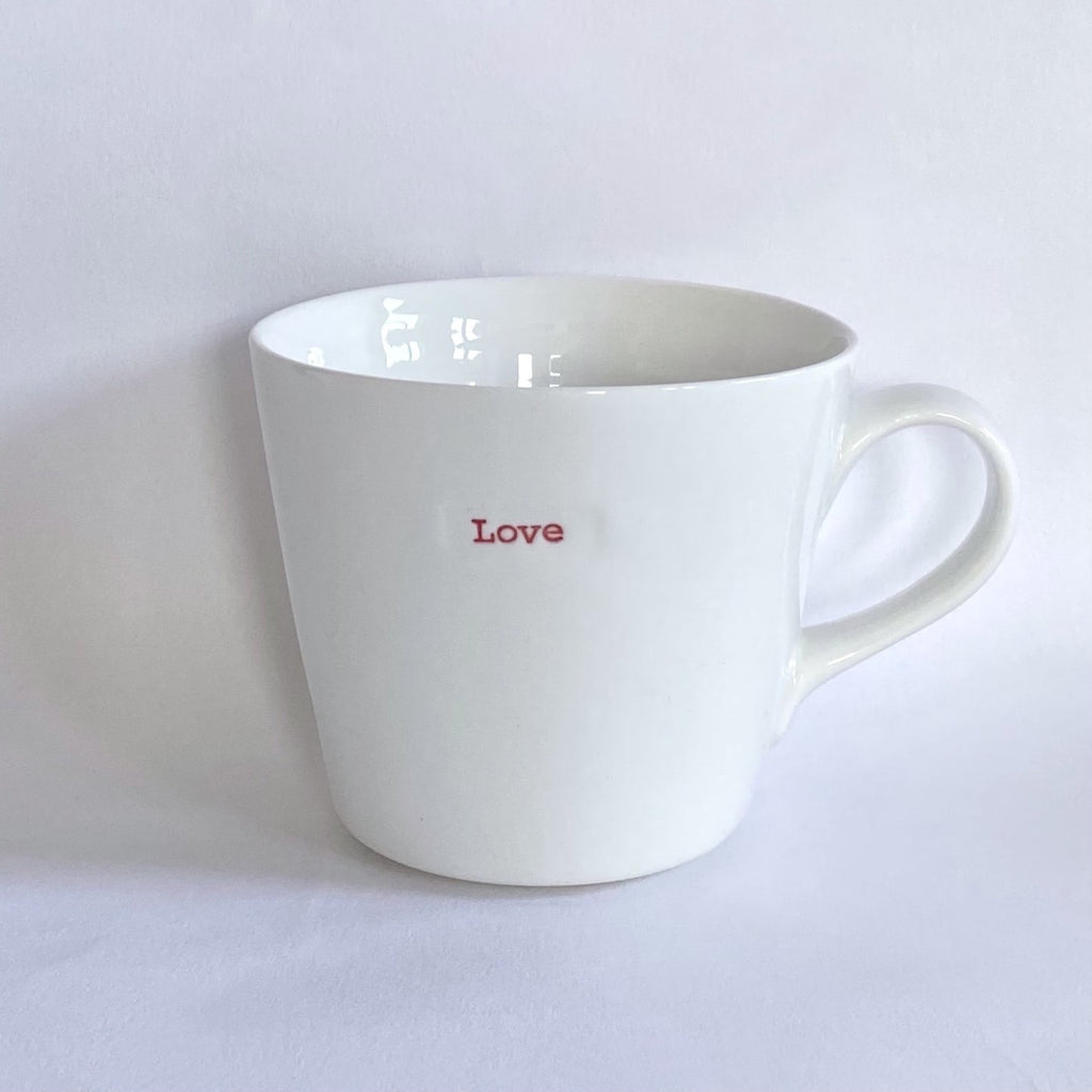 Tazza Grande 'Big Love' In Porcellana – Keith Brymer Jones, 500 Ml, Bianca