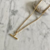 Big Metal Octavia Tbar Chain Gold  Plated Necklace.jpg