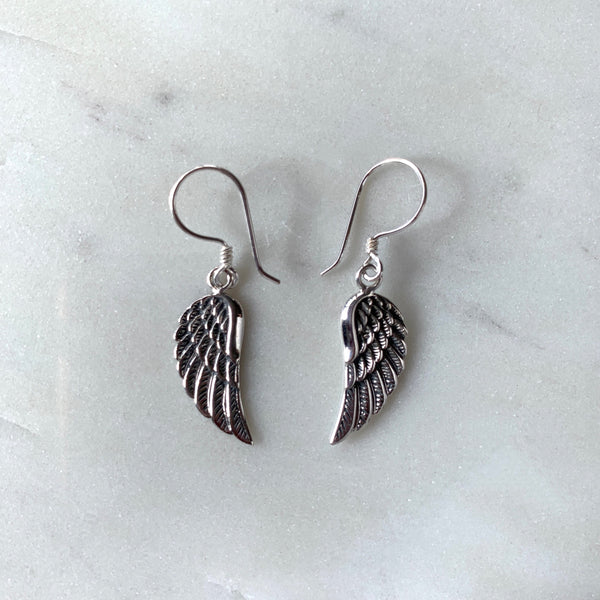 Sterling Silver Wing Earrings .jpg